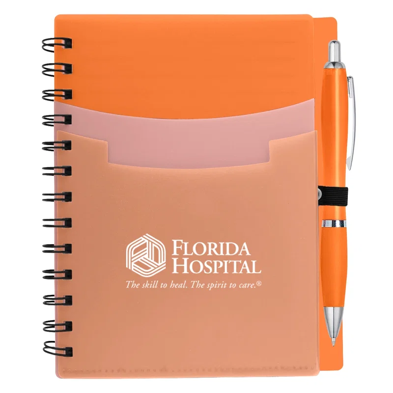 Tri-Pocket Notebook & Satin Pen — view 4