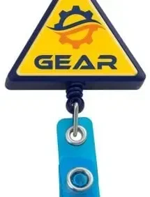 Triangle Rectangle Id Badge Reel — view 3