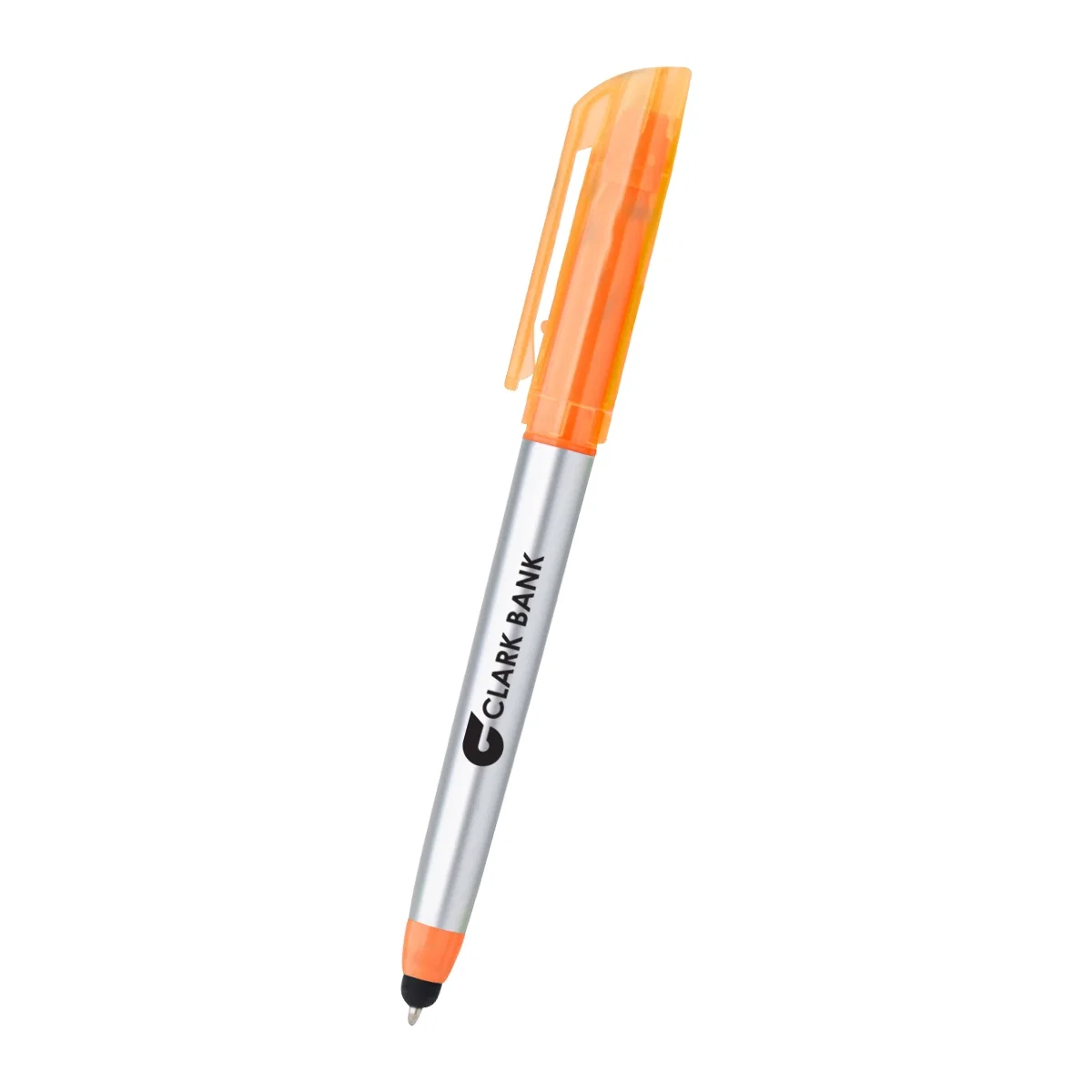 Highlighter end uncapped beside a page of notes
