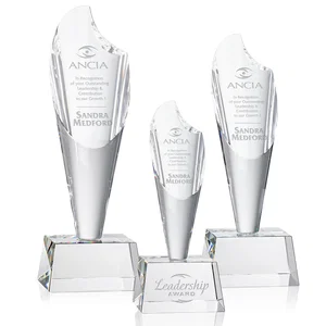Optical Crystal Torch Flame Award
