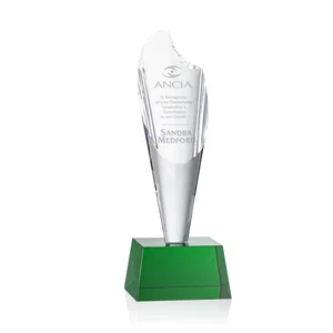 Optical Crystal Torch Flame Award