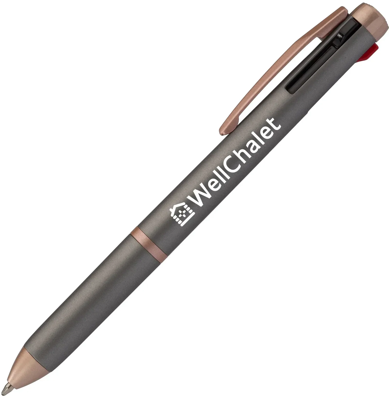 Trio Rose Gold Multi-Ink Pen — view 2
