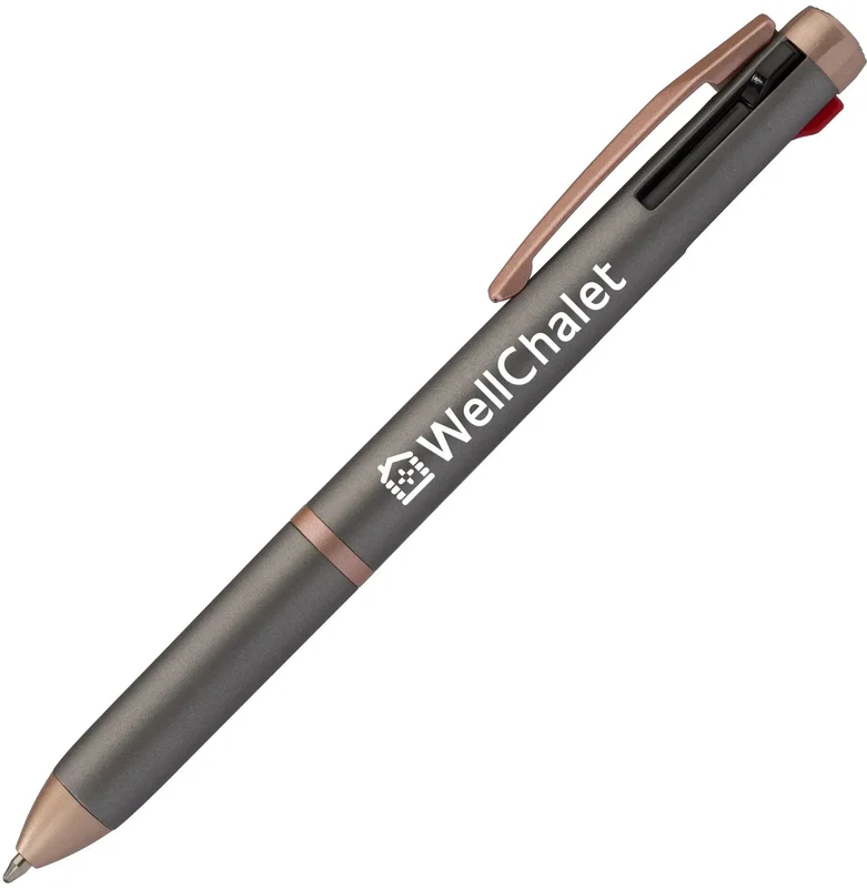 Trio Rose Gold Multi-Ink Pen — view 2