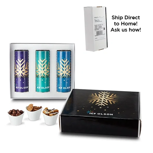 Trio Snack Tubes Gift Set in Mailer Box — view 4
