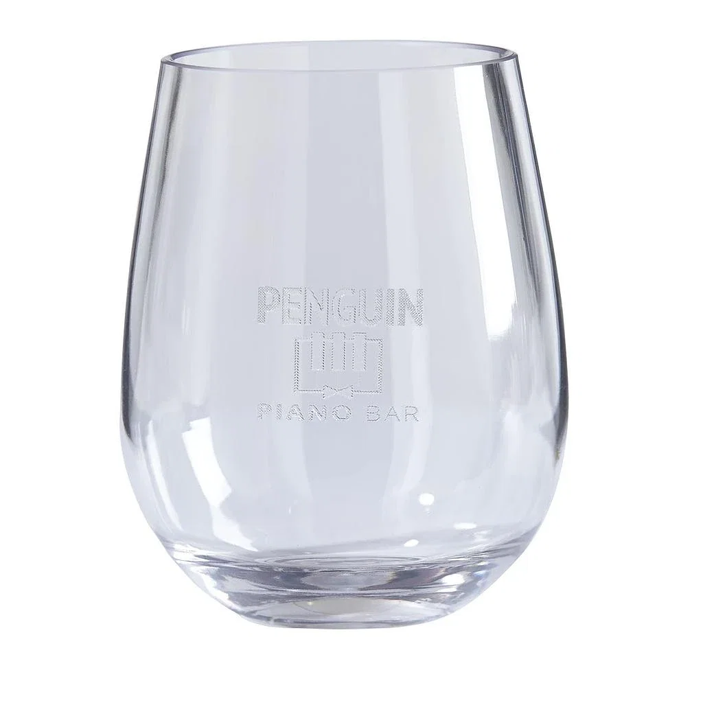 Tritan Stemless Wine Glass 2 Piece Set