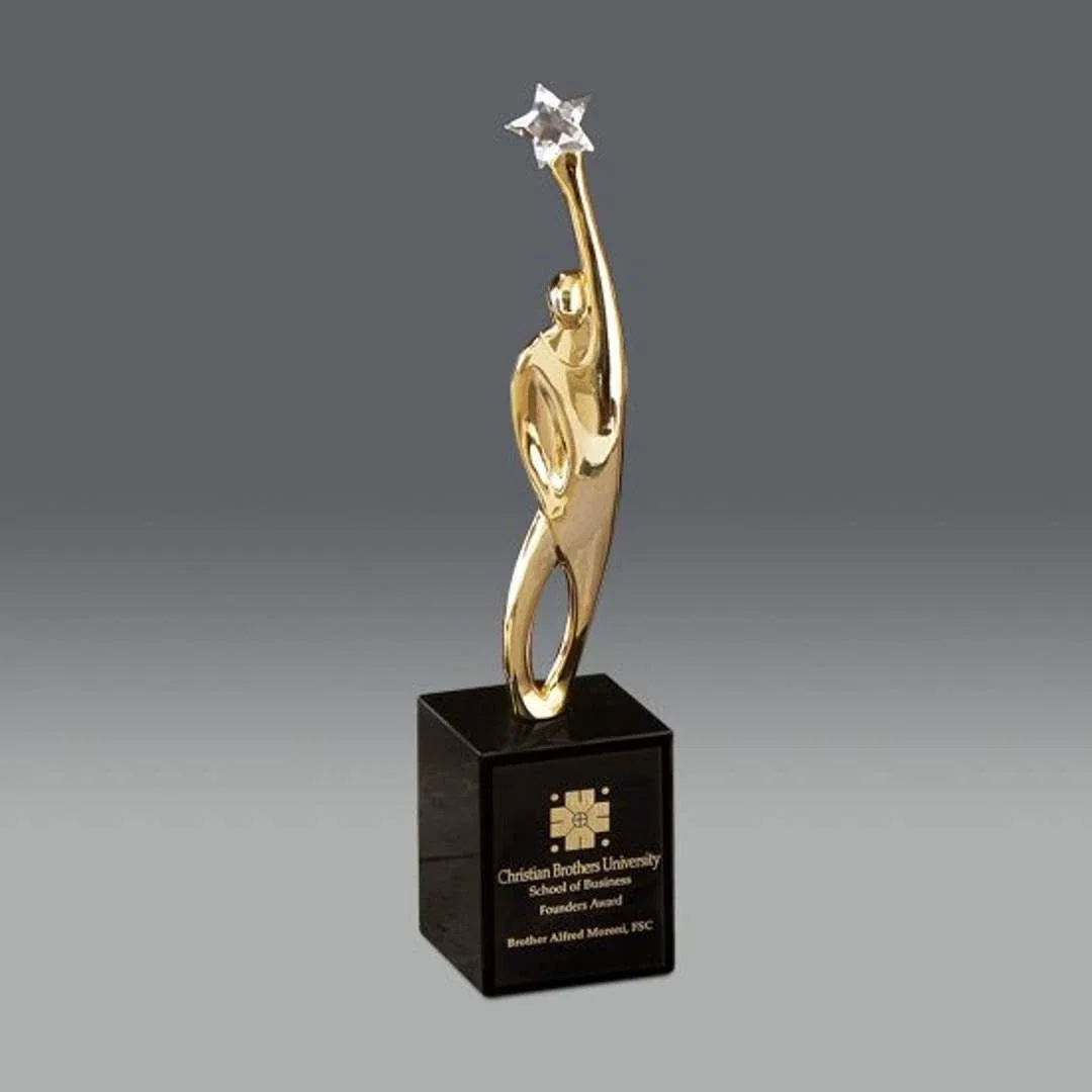 Custom Triumph Award on Optical Base for safety achievement programs