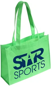 Tropic Breeze Gusseted Non-Woven Tote