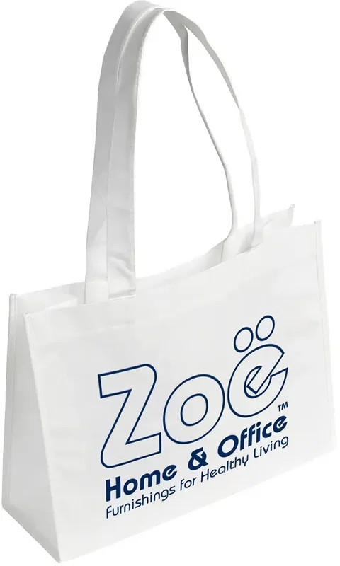 Branded Tropic Breeze gusseted tote full color range for events