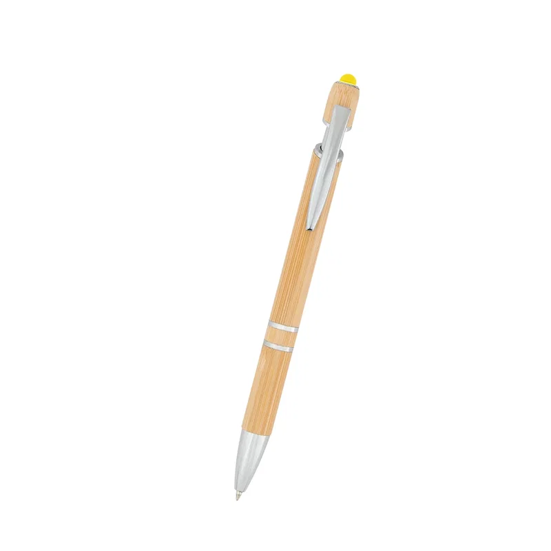 Tropical Bamboo Incline Pen With Stylus — view 10