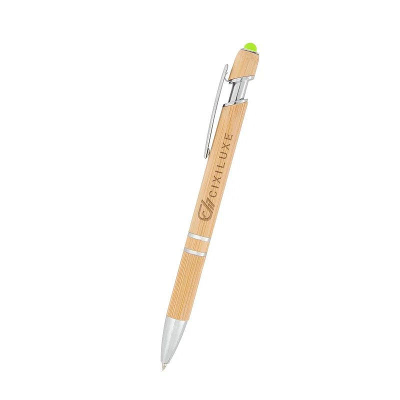Tropical Bamboo Incline Pen With Stylus — view 23
