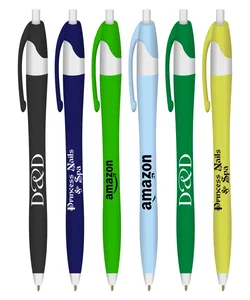 Tropical Elegant Click Pens w/ White Trim