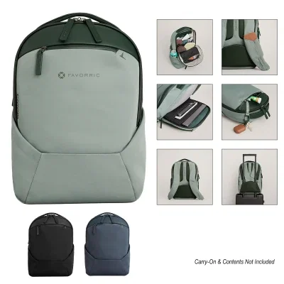 Shoulder straps and back panel seen from behind