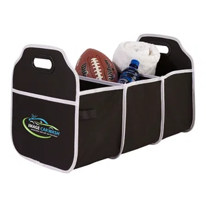 Collapsible Trunk Organizer, 24" x 14" x 12.5" 600D Polyester, Full-Color Imprint