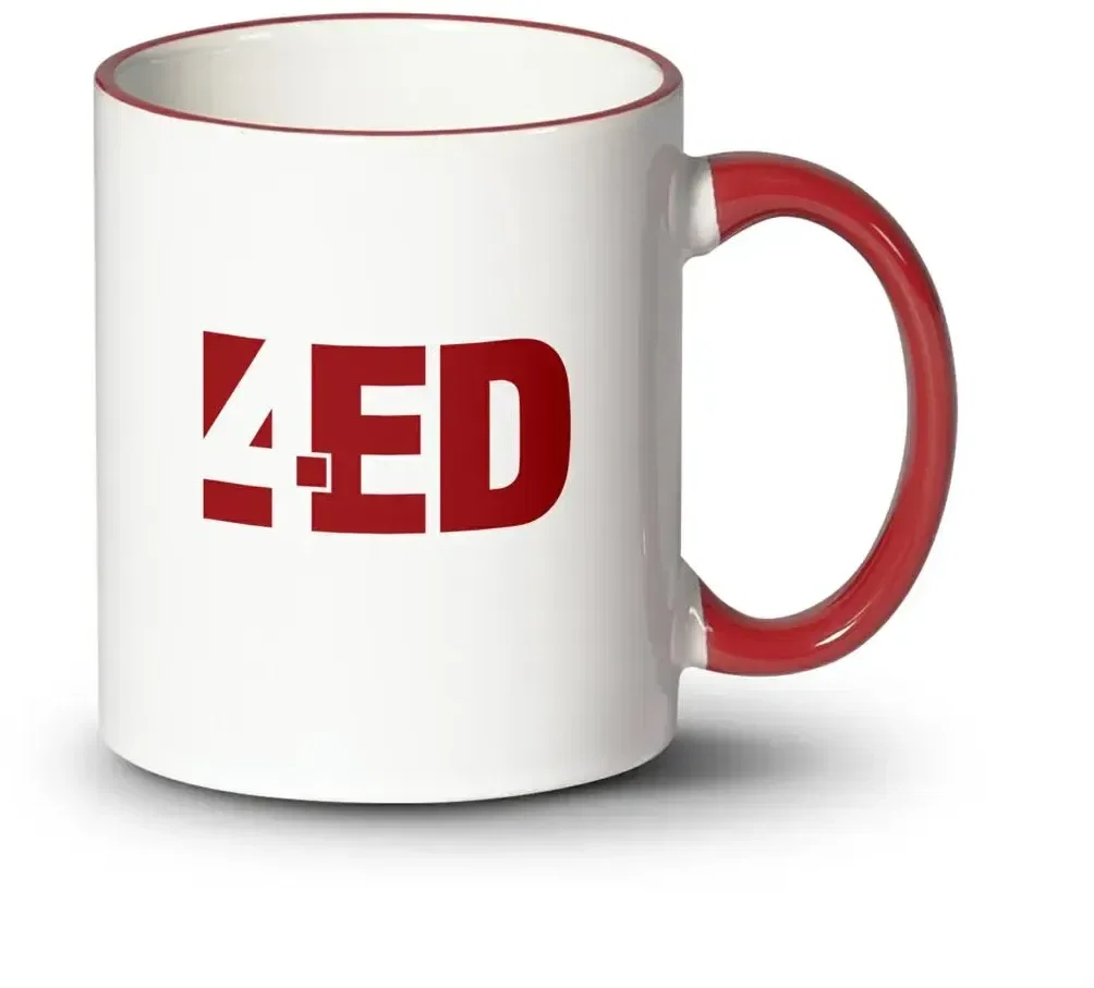 11oz Custom Logo Tuckson Ceramic Coffee Mugs — view 3