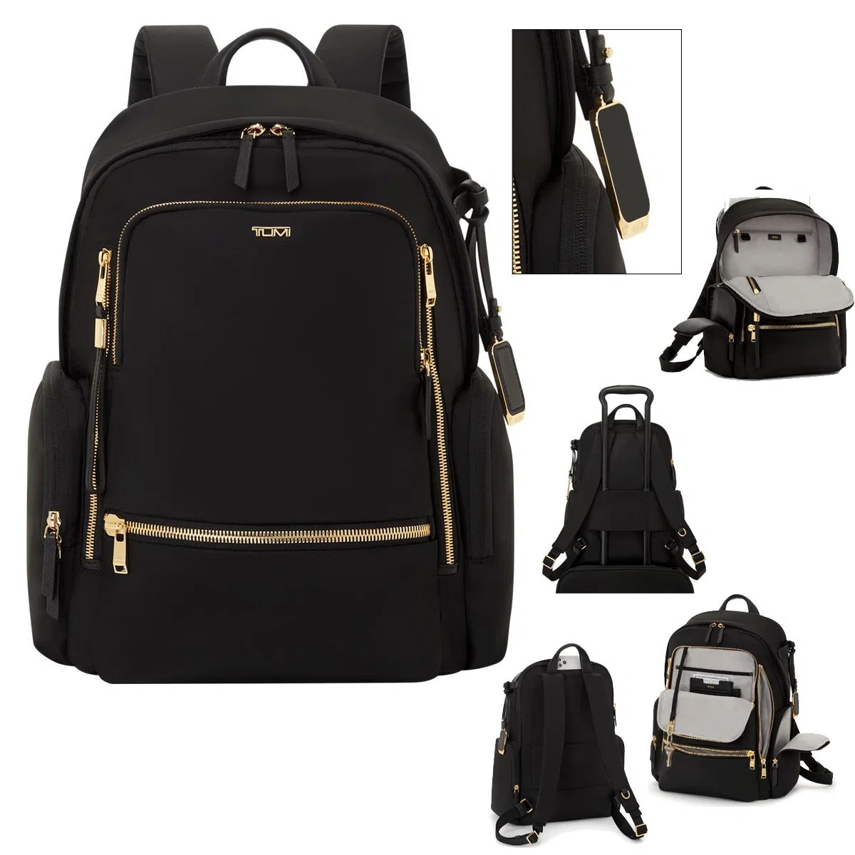 Main compartment opened to show the padded laptop sleeve inside