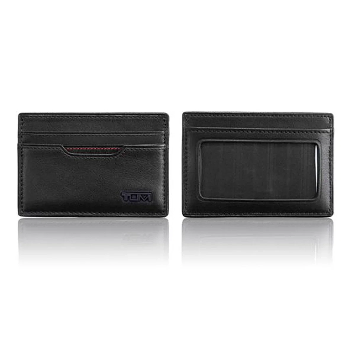 Back panel of the Tumi case shown at a slight angle