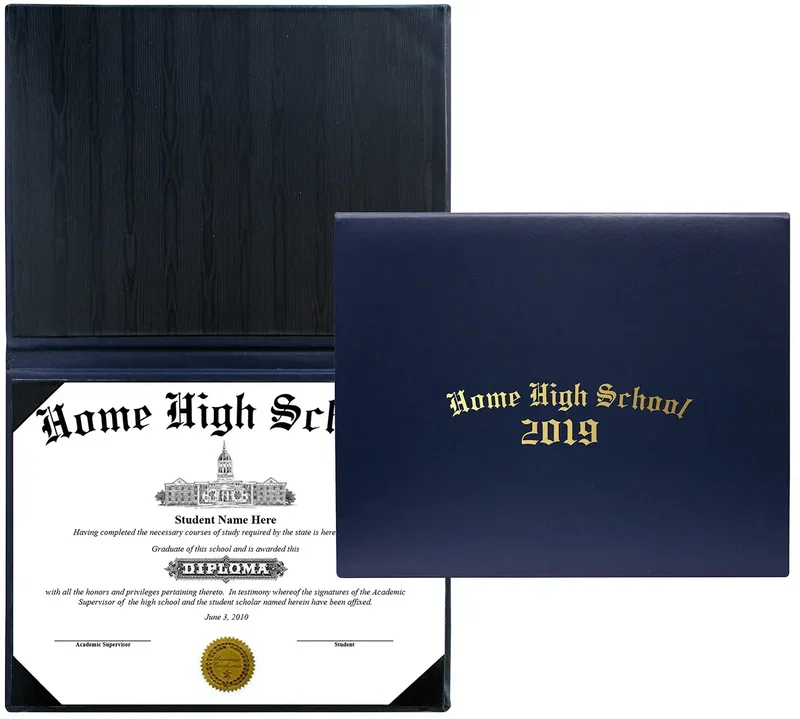 Custom Diploma Holder - Portrait Style — view 4