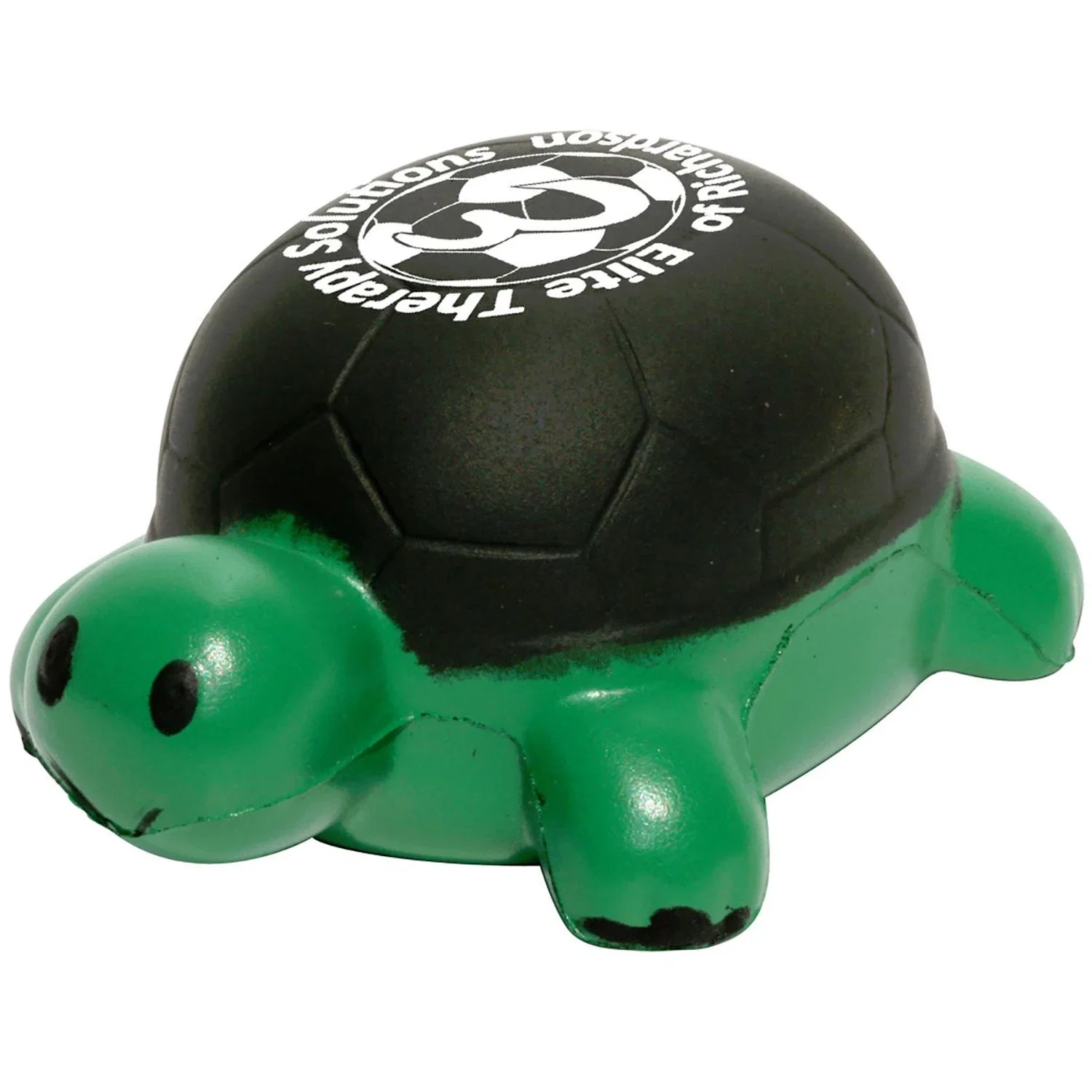 Turtle Shaped Stress Reliever — Green / Black — view 2