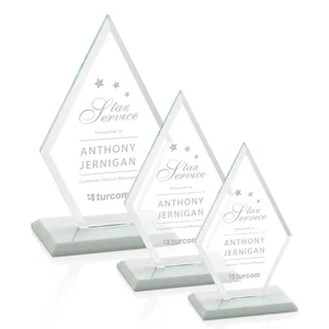Starfire Crystal Diamond Award in a Beveled Frame