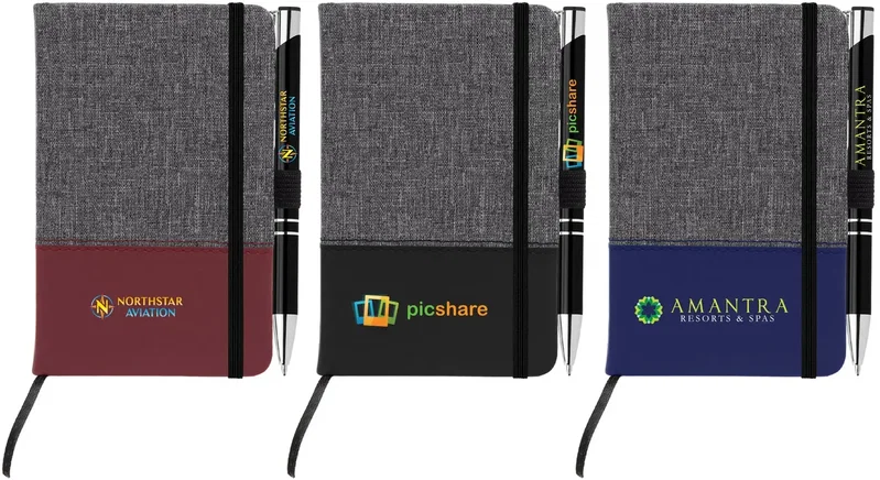 Twain Notebook & Tres-Chic Pen Gift Set — view 1