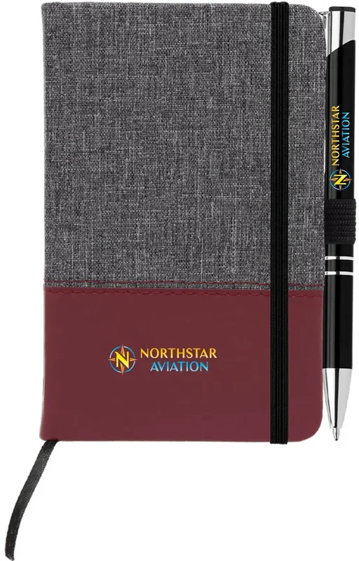 Twain Notebook & Tres-Chic Pen Gift Set — view 4