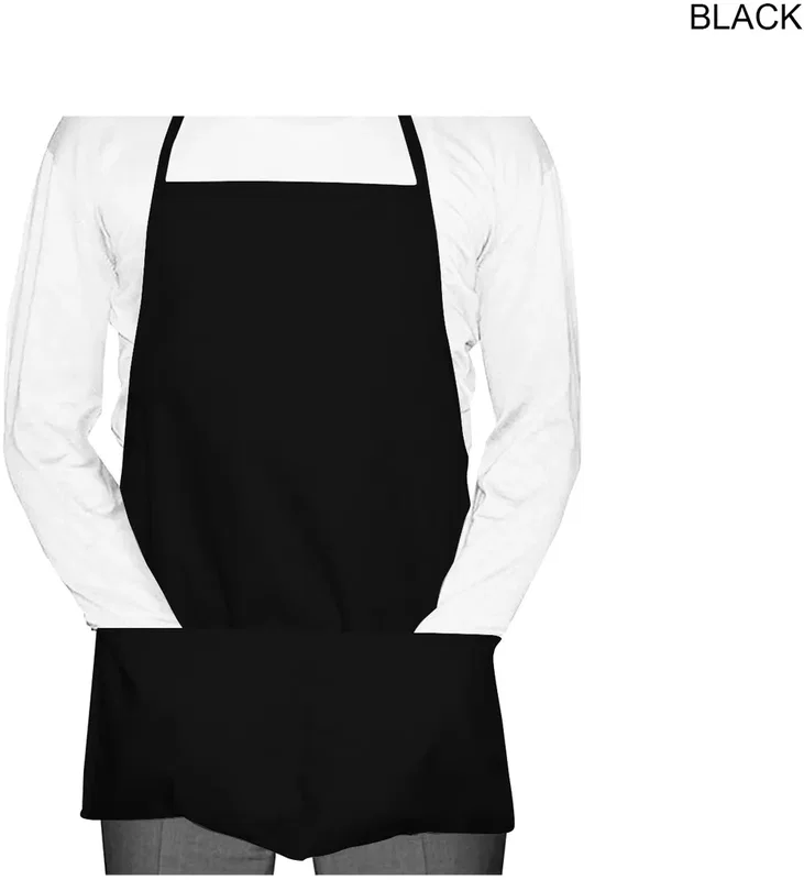 Twill Bib Apron with 2 pockets (19x24) — view 10