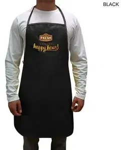 Twill Imported Bib Apron, 28x31, Heat Transfer or Blank