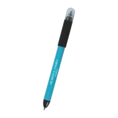 Blue barrel version with a matching highlighter end