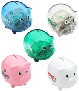 Twist-Open Piggy Coin Bank