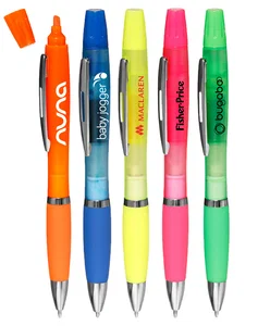 Twist Pen Highlighter Combo with Frosted Finish