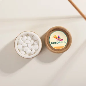 Sugar-Free Peppermint Mints in Kraft Paper Container