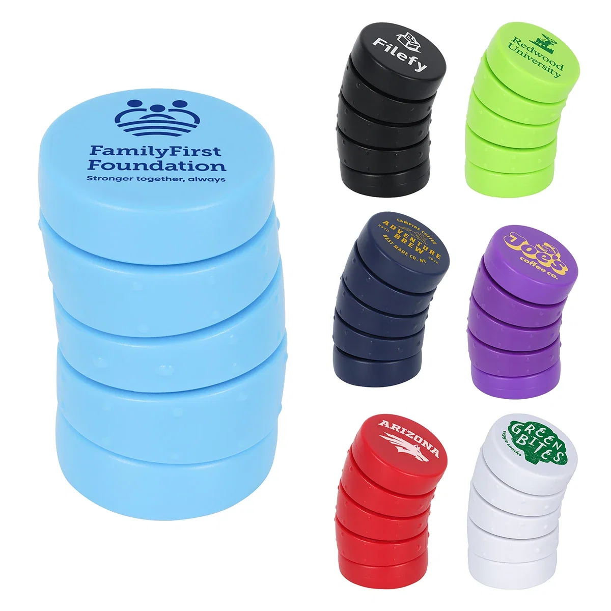 Custom Twist & Turn Fidget Game, front view of the branded fidget puzzle