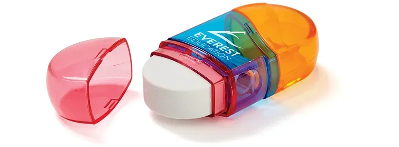 Twister 2-in-1 Pencil Sharpener with Eraser — view 8