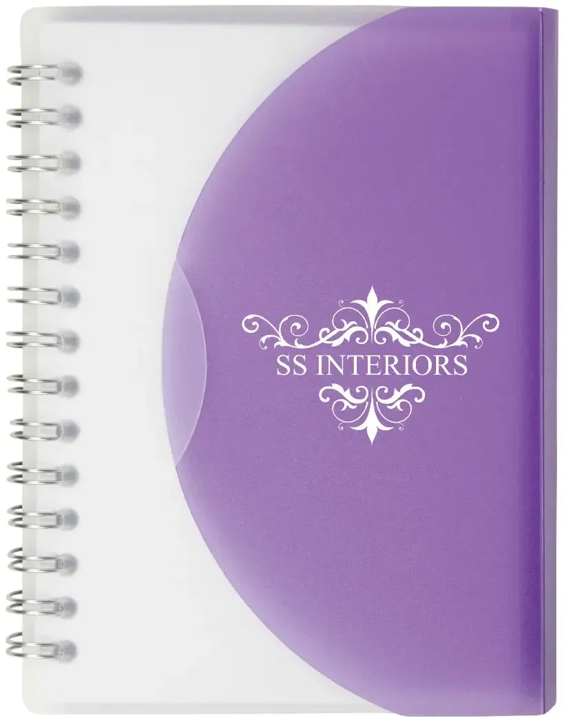 Two-Tone 4"x 5" Spiral Notebook — view 2