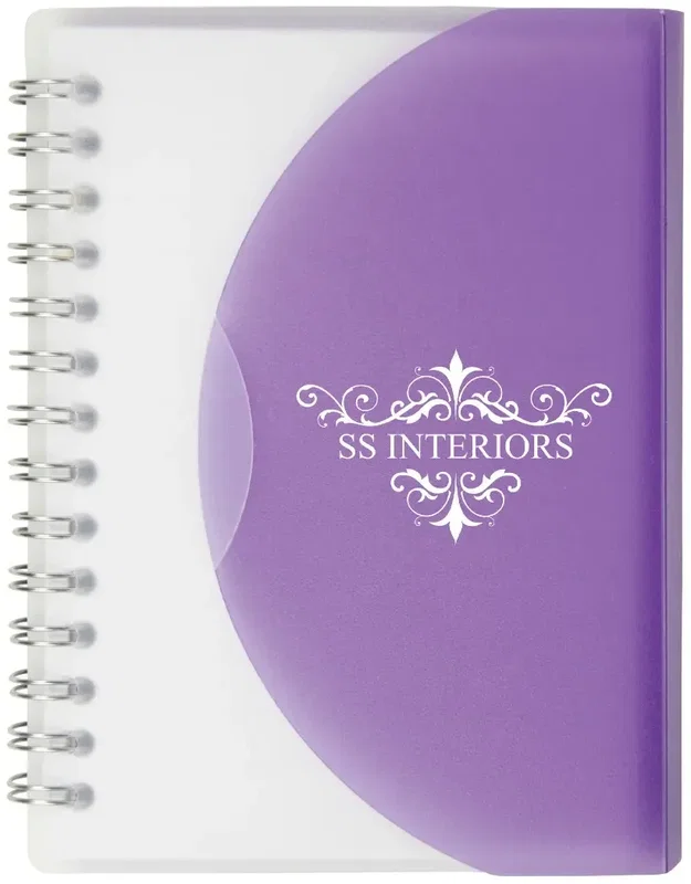 Two-Tone 4"x 5" Spiral Notebook — view 2
