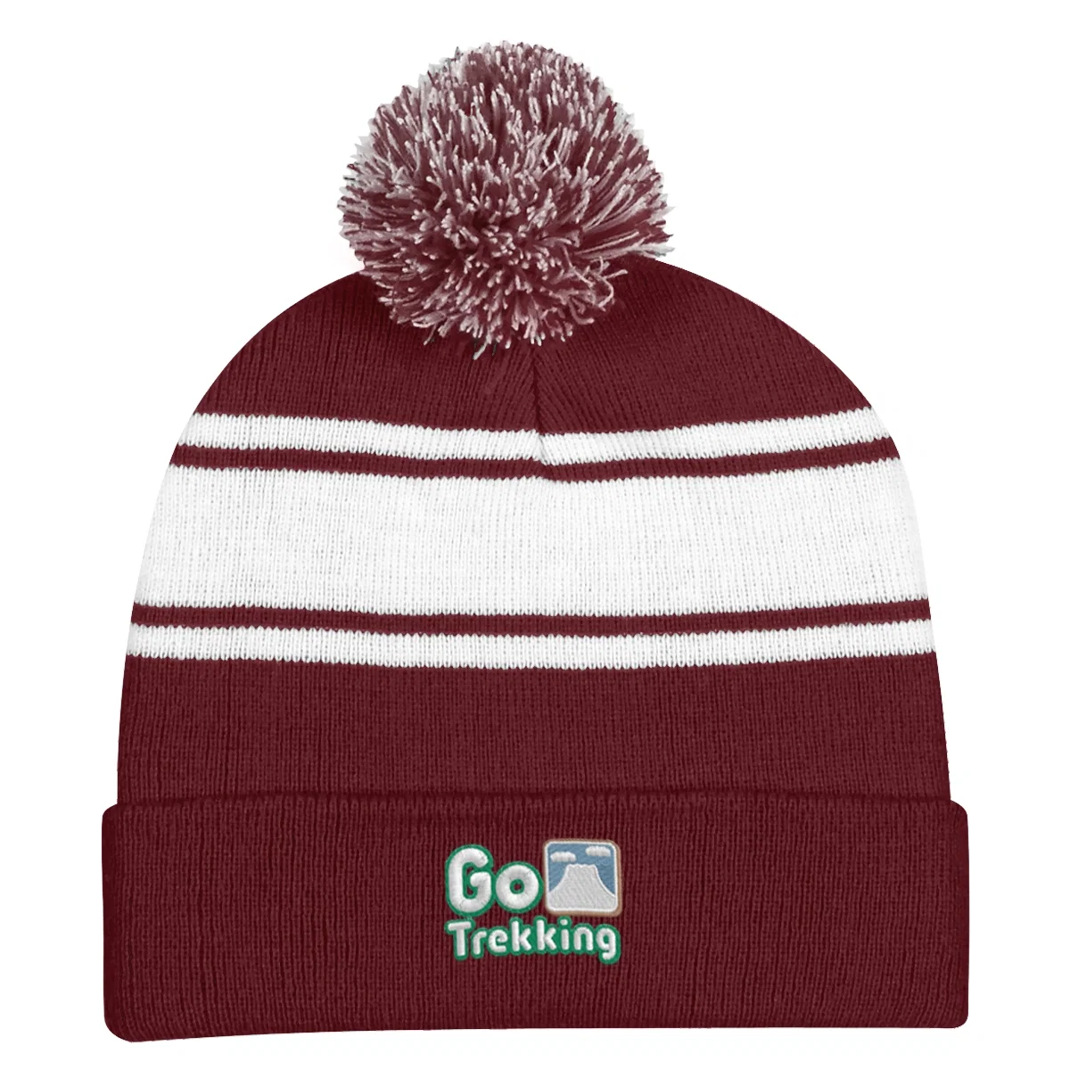 Burgundy cap displayed from the front
