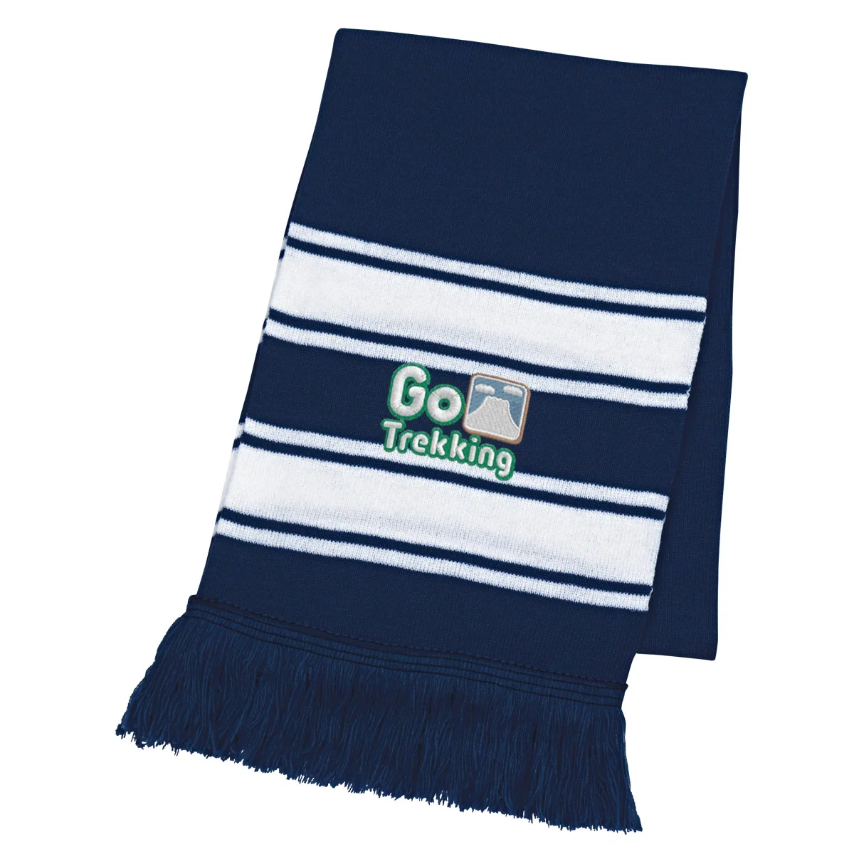 Navy stripe pattern shown in closer detail