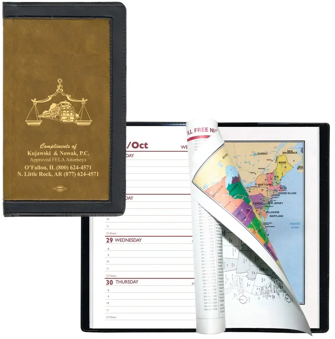 Weekly Planner Avec - Custom Two-Tone (1-color) Insert — view 2