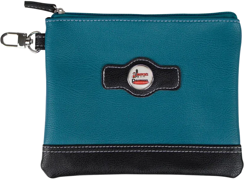 Custom Two Tone Zipper Valuables Pouch — view 4