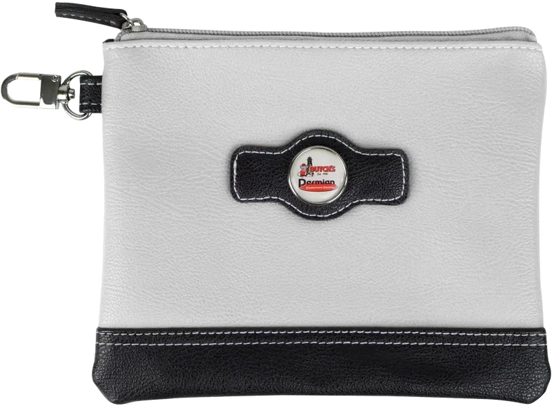Custom Two Tone Zipper Valuables Pouch — view 5