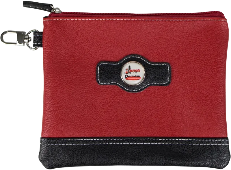 Custom Two Tone Zipper Valuables Pouch — view 6