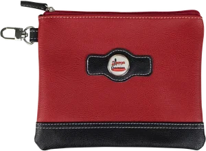 Custom Two Tone Zipper Valuables Pouch