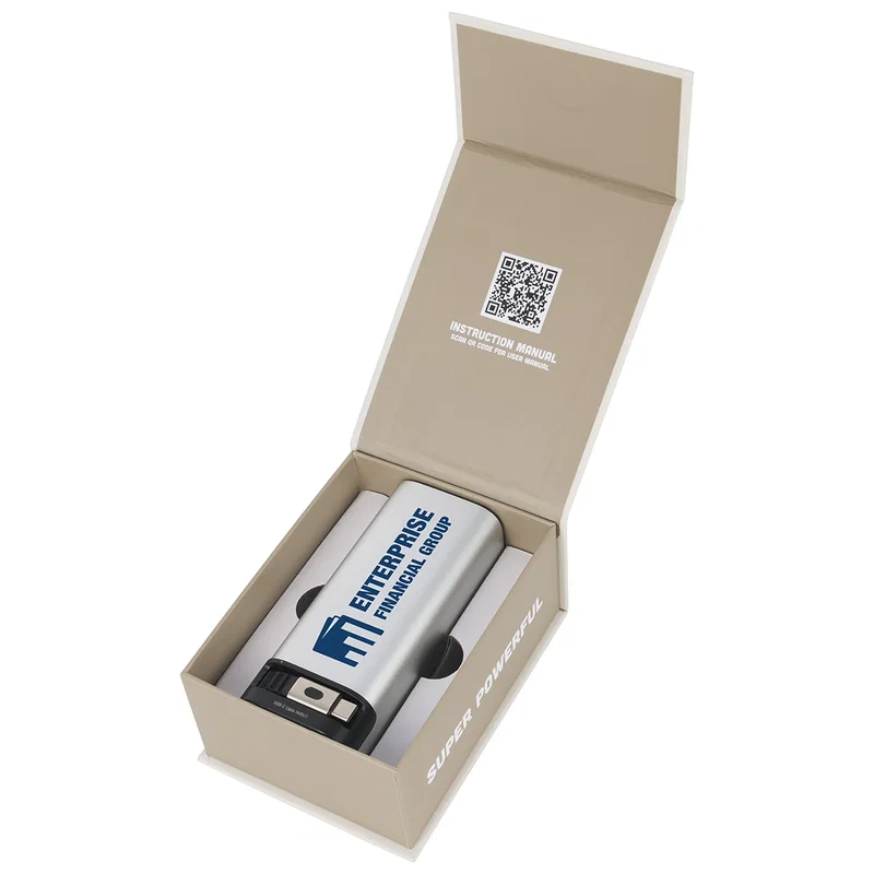 Back of the Ultimate power bank retail packaging showing product details