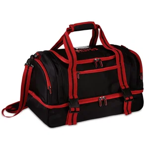Jacquard Duffel Bag with Two-Tier Storage, 19.88" x 11.88" x 11.88", 1-Color Imprint