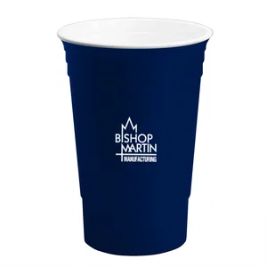16 Oz Double-Wall Party Cup, Insulated Polypropylene, 1-Color Imprint
