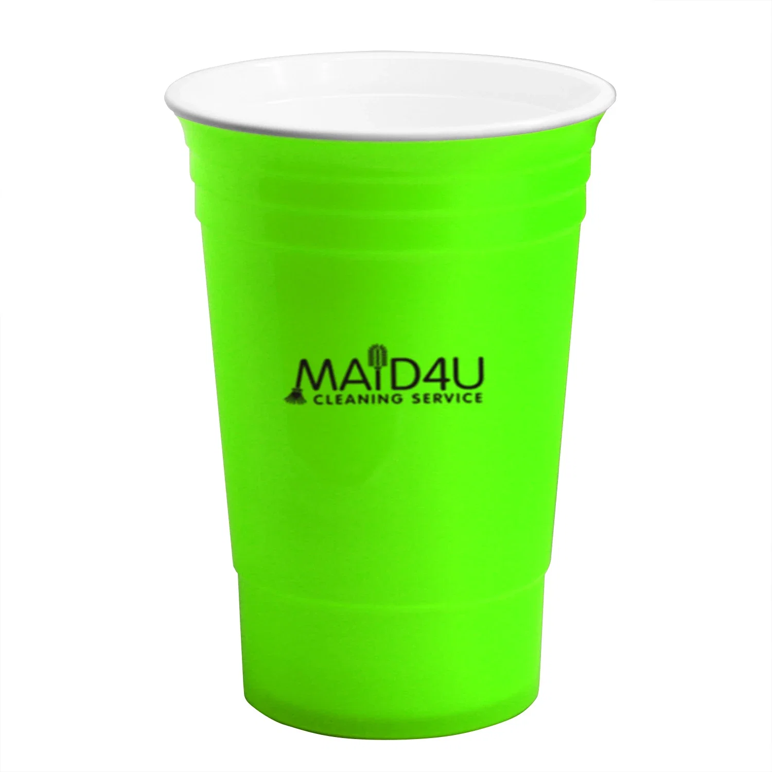 Ultimate Party Cup 16 Oz with Lid — Lime Green — view 4