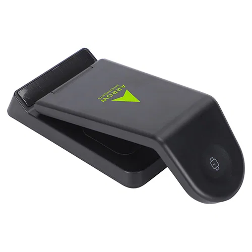 Ultra promotional logo charging station side profile with phone in place