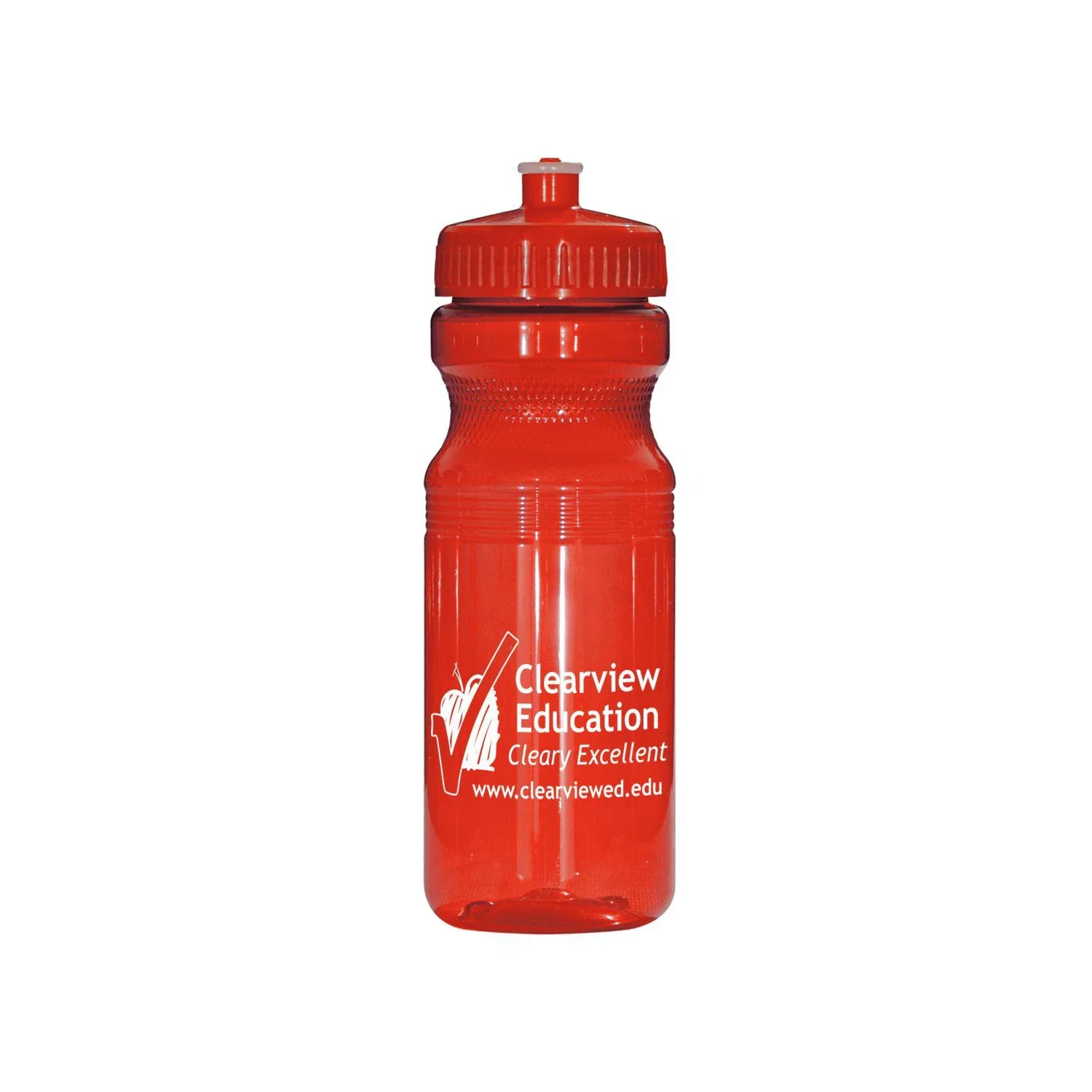 Ultra Lite 25 Oz Sports Bottle — Red — view 3