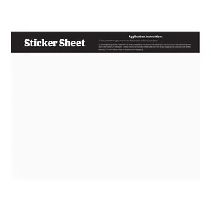 Ultra Removable Sticker Sheet Custom Shapes — 5.5" & 11.5"