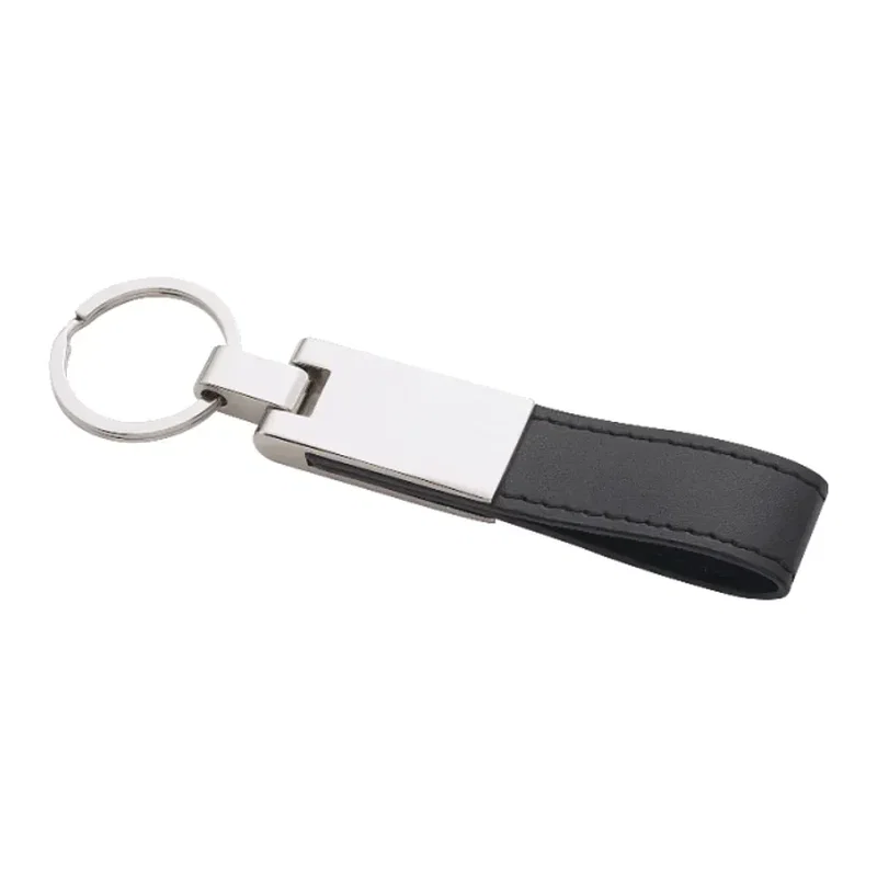 Custom UltraHyde Silver Key Ring — view 3